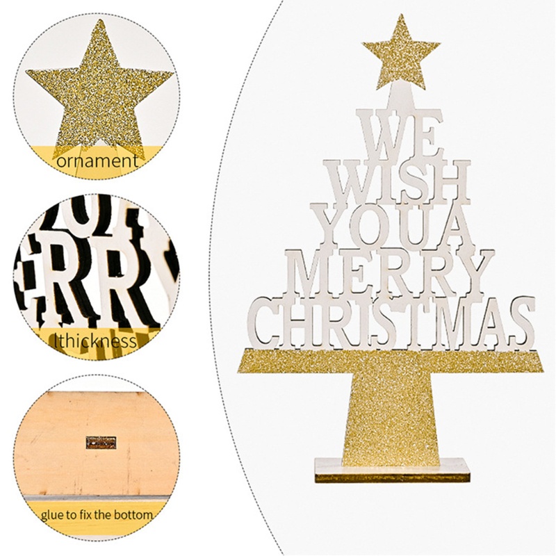 Cây thông noel bằng gỗ dùng trang trí DIY