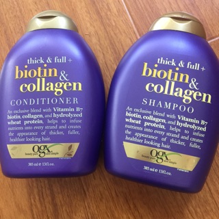 Cặp dầu gội và xả Biotin