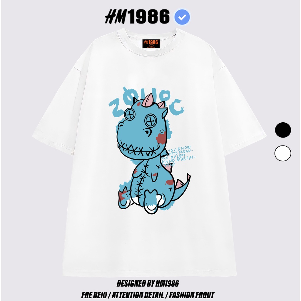 Áo thun tay lỡ form rộng unisex HM1986 3073