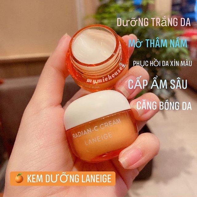 {BILL KOREA} Kem Dưỡng Trắng Da LANEIGE Radian-C Cream+ 10ml