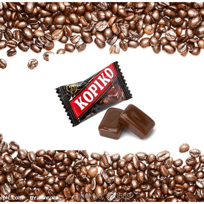 Kẹo cà phê kopiko hai vị Cappuccino/ Caffee 150g (50 viên)