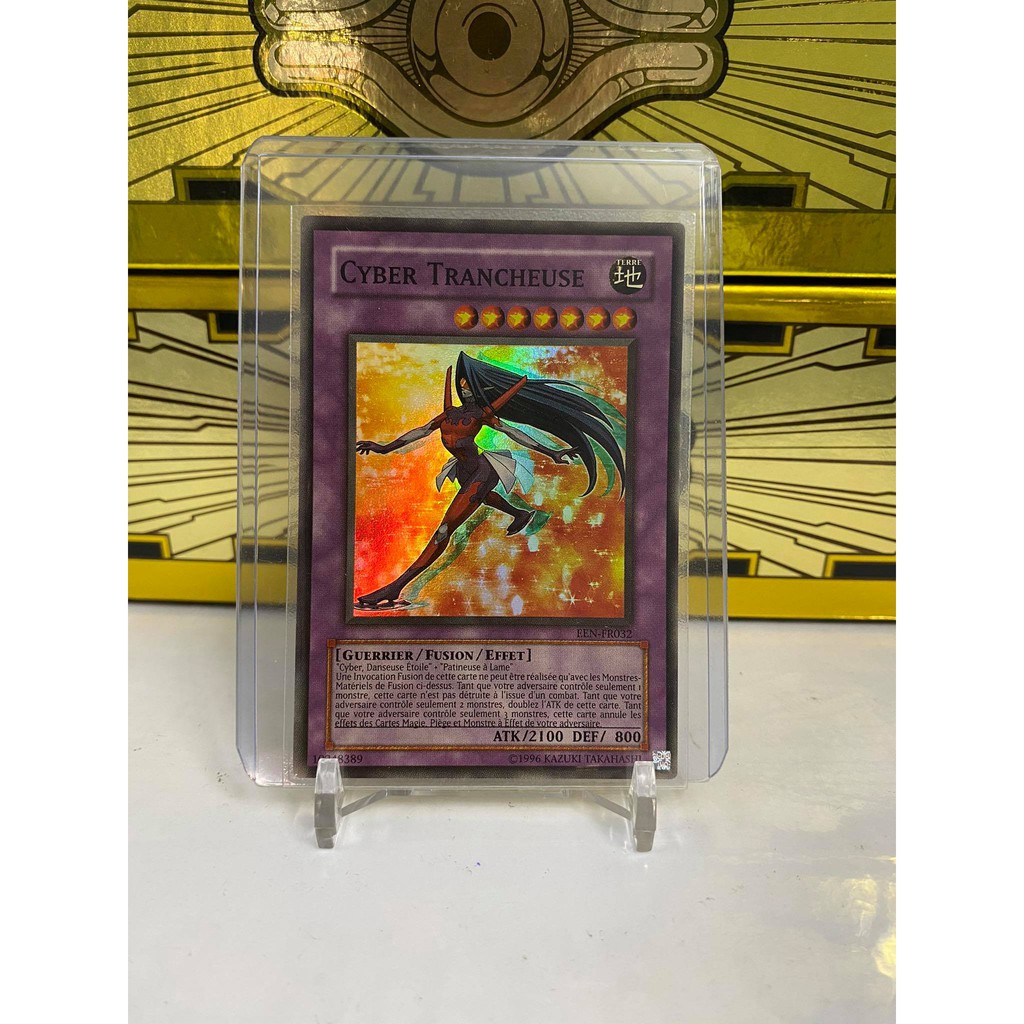 [ Dưa Hấu Yugioh ] Lá bài thẻ bài Cyber Blader - Super Rare Unlimited - Tặng bọc bài nhựa bảo quản