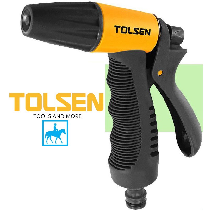 Vòi phun nước tưới cây làm vườn sịt rữa xe chỉnh tia TOLSEN 57101