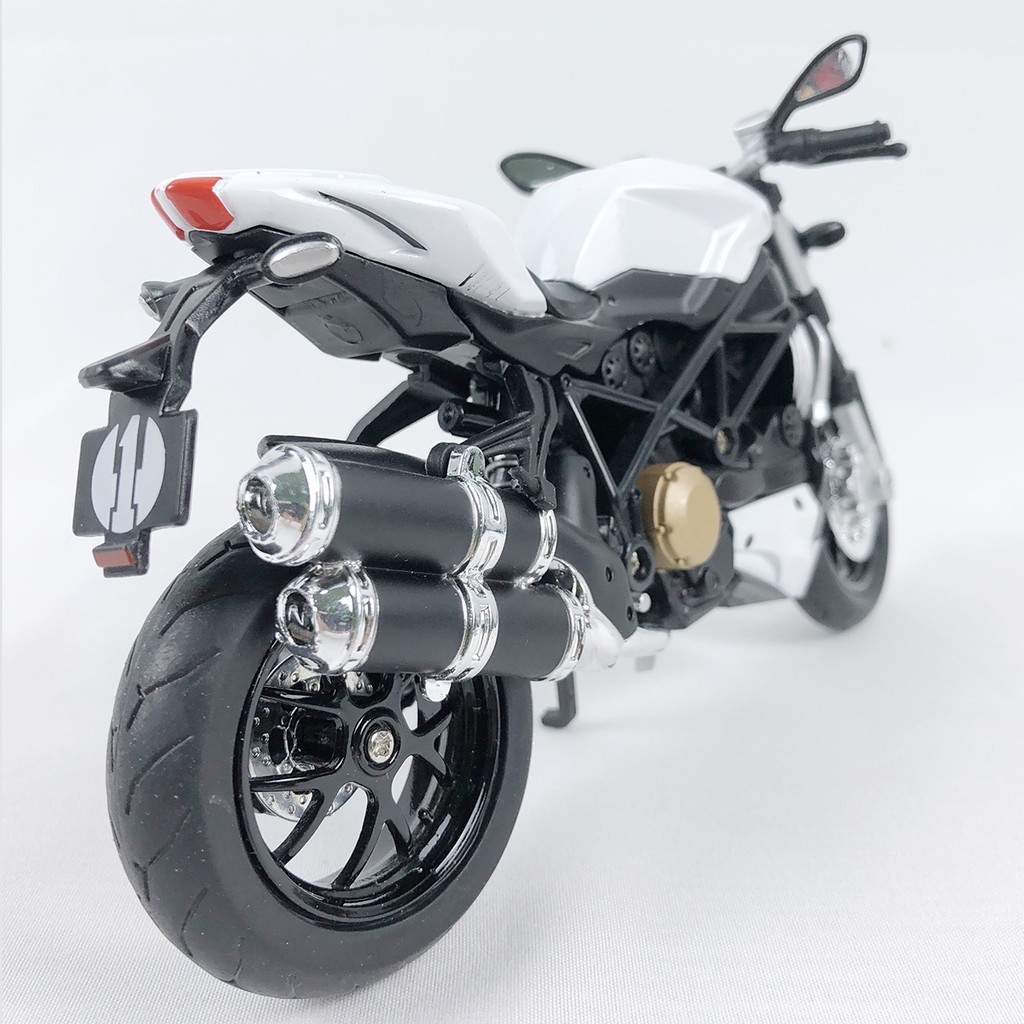 Xe mô hình moto Ducati Streetfighter tỉ lệ 1:12  hãng H1toys
