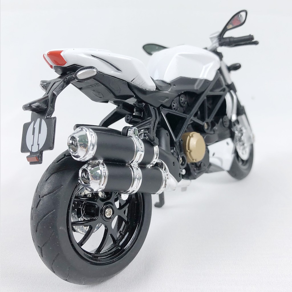 Xe mô hình tĩnh tỉ lệ 1:12 moto Ducati Streetfighter hãng H1toys