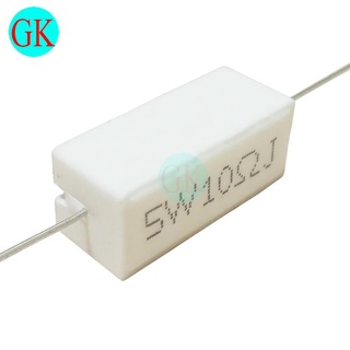 (10 con) Điện trở sứ 5W 10 ôm [K-03-04]