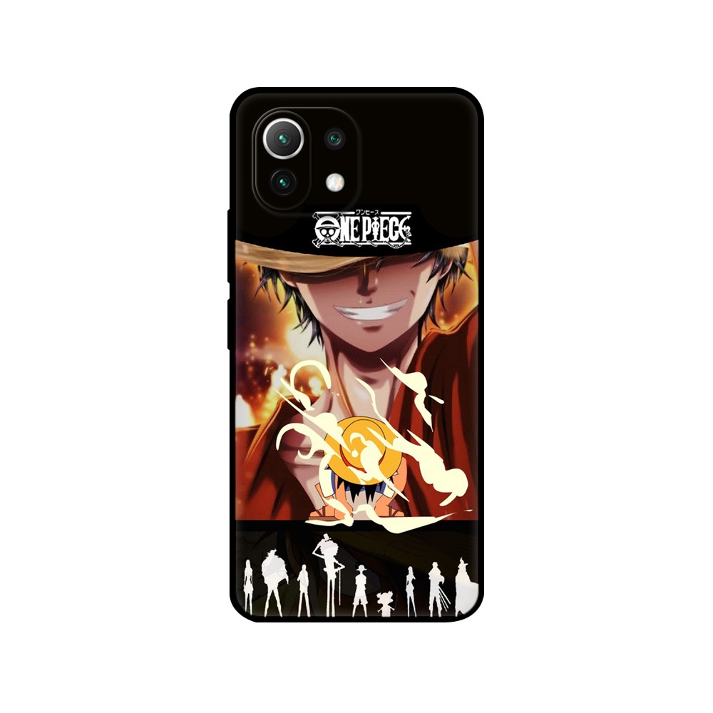 Ốp Điện Thoại Silicon Dẻo Đen In Hình One Piece Luffy Zoro Cho xiaomi Mi 11 Lite 4G 5G NE 11i 11 Ultra 11T Pro POCO F3