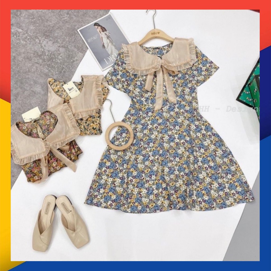 Đầm hoa cổ bèo - hình thật