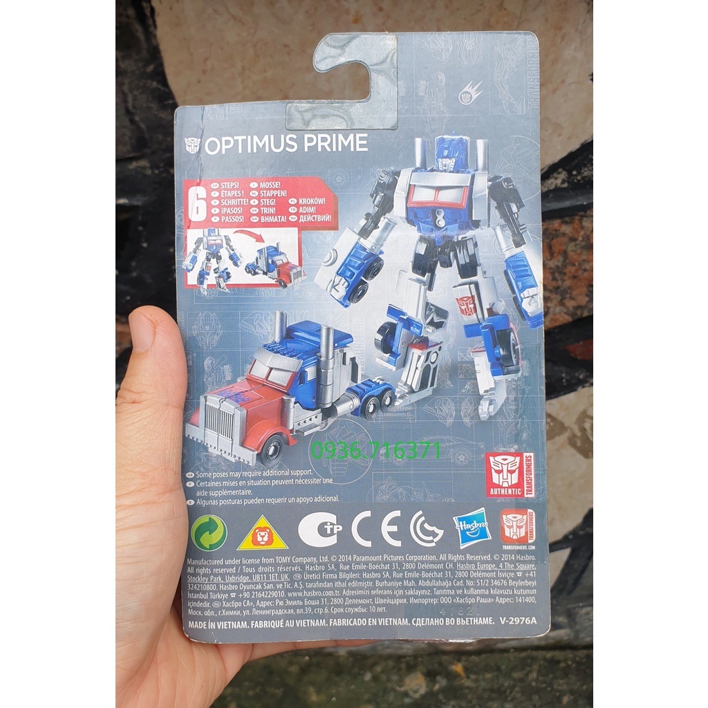 Robot biến hình Transformers - Hasbro Optimus Prime size Mini