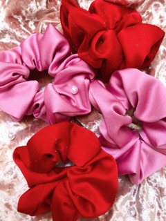 Sỉ lẻ cột tóc scrunchie lụa