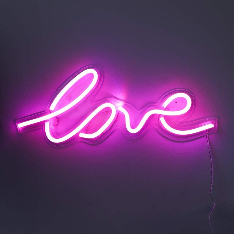 Đèn Led Neon Trang Trí Phòng Chữ LOVE