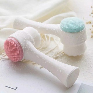 Cọ rửa mặt 2 đầu Massage mềm mại