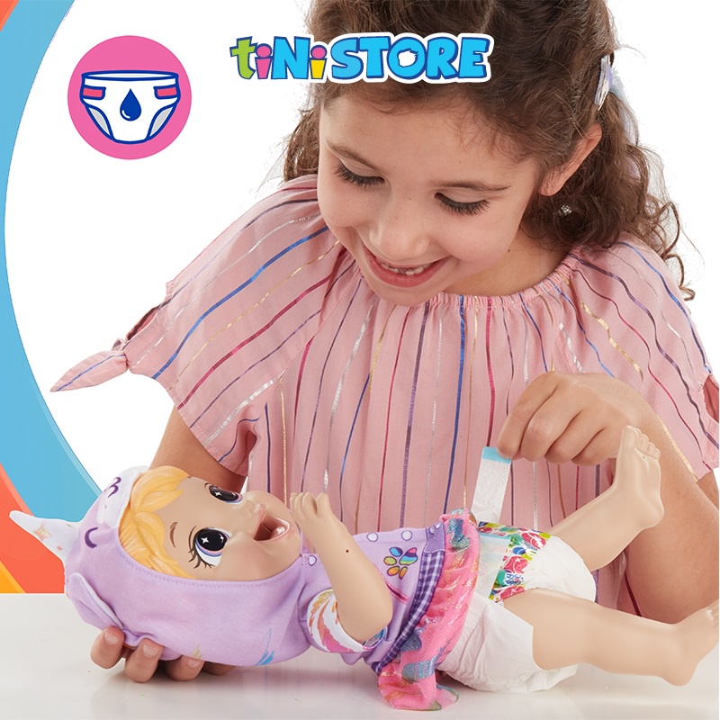 [Mã BMLT300 giảm 10% đơn 499K] Đồ chơi bé gái búp bê thời trang mèo con kỳ lân Baby Alive E9423