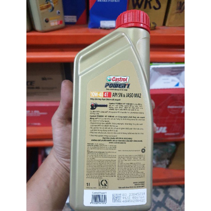 Dầu nhớt xe số cao cấp Castrol Power 1 10w40