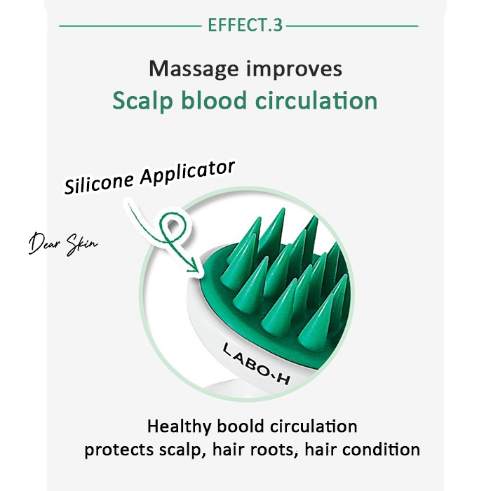Lược gội đầu chăm sóc và làm sạch sâu LABO-H🇰🇷 chất lượng cao