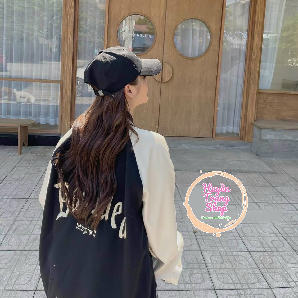 Áo khoác Bomber cho Nam nữ,Bomber thêu chữ nổi, áo Unisex thời trang