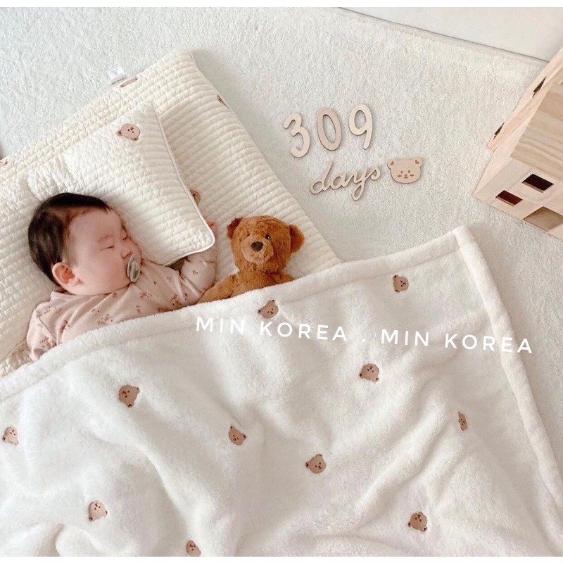 CHĂN LÔNG TUYẾT DOTTO DOT x MALOLOTTE CHO BÉ - MADE IN KOREA