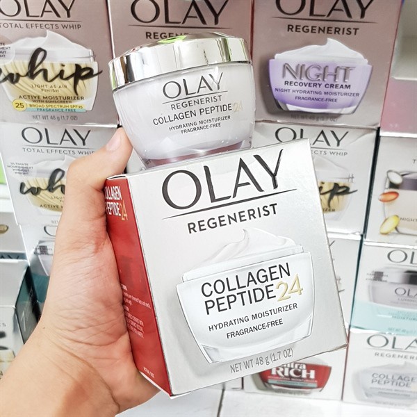 Kem Dưỡng Ẩm Tái Tạo Da Olay Collagen Peptide 24 Fragrance Free 48gr