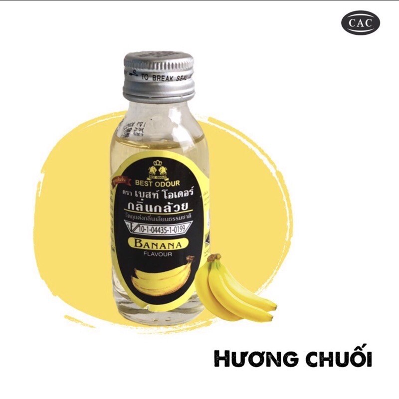 Tinh Chất  / Tinh Dầu Thái Lan Best Odour Hương Lá Dứa/Sầu Riêng/Chuối/Cafe/Hạnh Nhân/Việt Quất....30ML