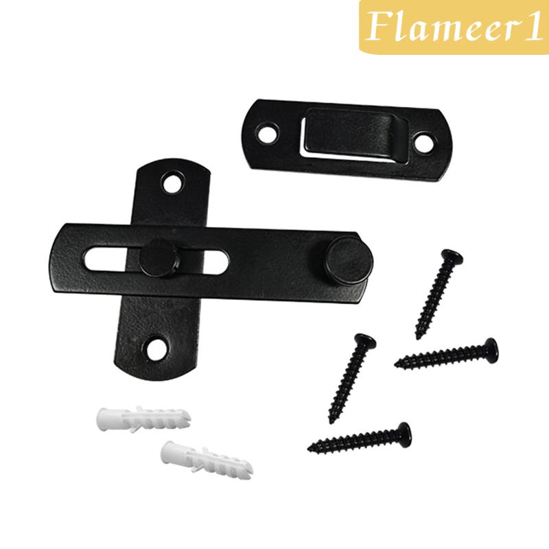 [Flameameer1] Chốt Then Chốt Cửa Phòng Ngủ Gia Đình Màu Đen