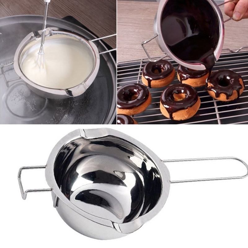 Nồi Nấu Sáp Bằng Thép Không Gỉ Chống Dính Tay Cầm Dài Tiện Dụng