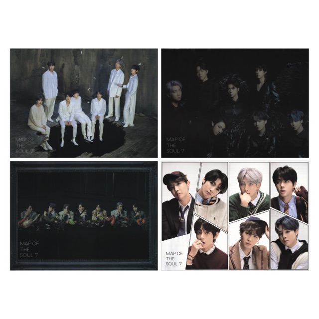 Poster BTS ALBUM ẢNH MOTS 7 hàng unoff