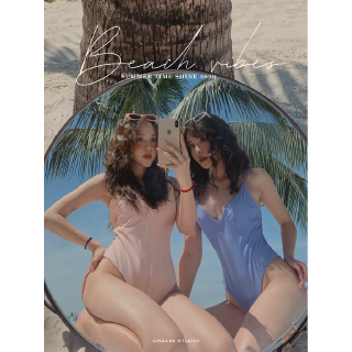bodysuit 2 mảnh cổ tim có quai BKN-0581040