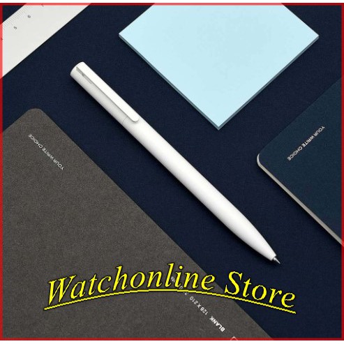 1 HỘP 10 Bút Bi TRẮNG Cao Cấp Xiaomi Mực Đen