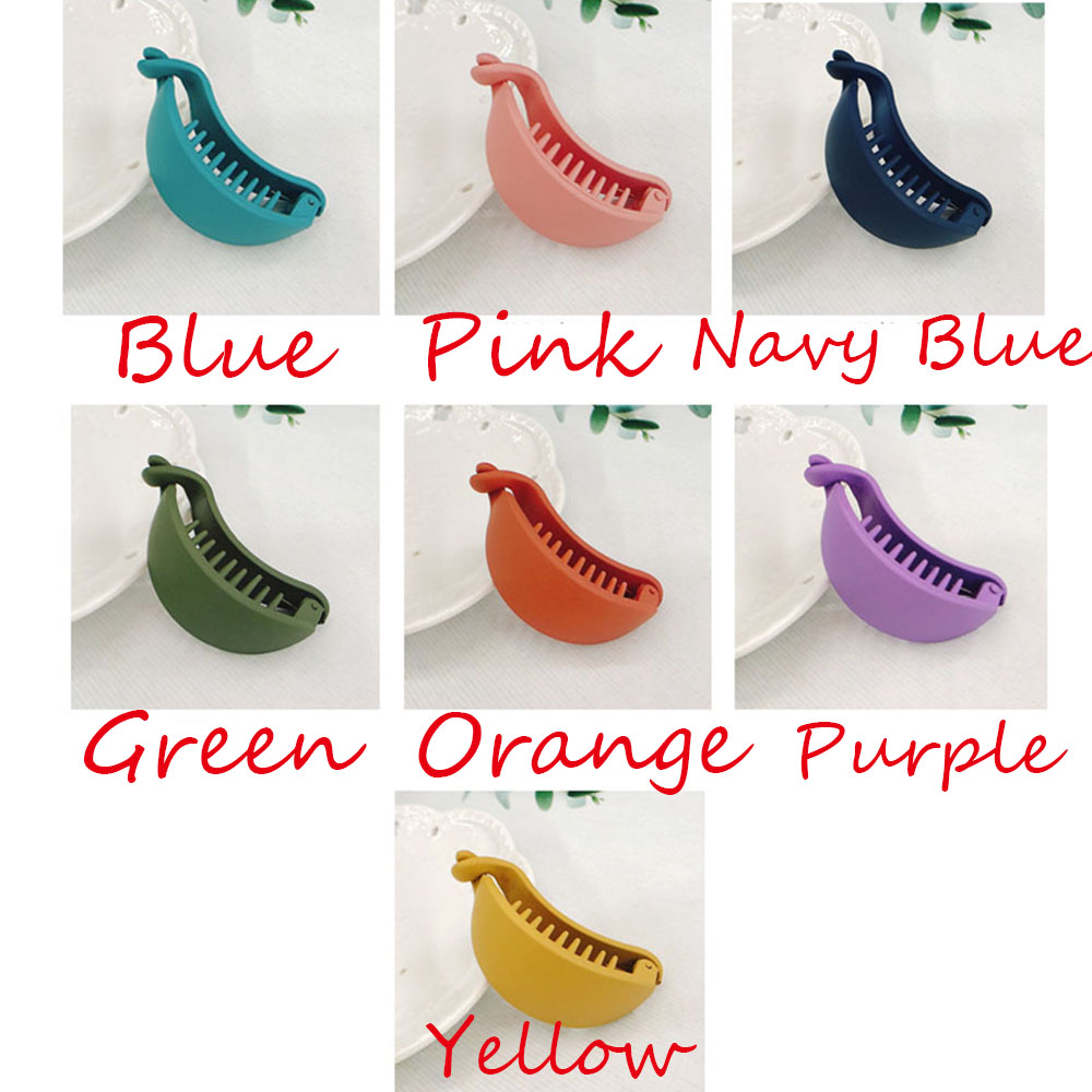 Kẹp Tóc Hình Quả Chuối Nhiều Màu Thời Trang Cho Nữ