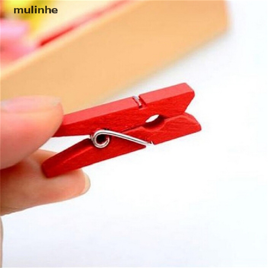 50 Kẹp Gỗ Treo Ảnh Trang Trí