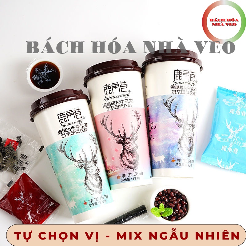 Trà Sữa Tự Pha The Alley Chính Hãng Nội Địa Trung Siêu Ngon, Các Vị, Size LỚN 123g, Date Mới 03/2023
