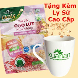 Ngũ cốc gạo lứt huyết rồng phù hợp chế độ ăn kiêng giảm đường tốt cho sức khỏe- 400g- xuân an