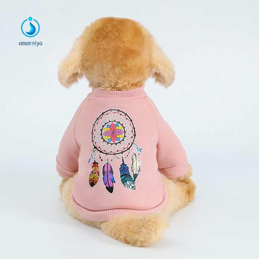 Áo sweater họa tiết dreamcatcher thời trang thân thiện với làn da dành cho thú cưng