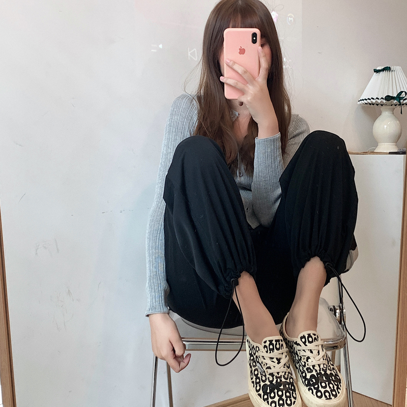 Quần dài SUXI cạp cao ống suông thời trang cho nữ