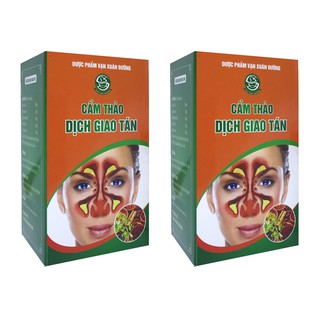 [Combo 2 hộp] hỗ trợ viêm xoang mãn tính, viêm đa xoang, viêm mũi dị ứng - Cẩm Thảo Dịch Giao Tán