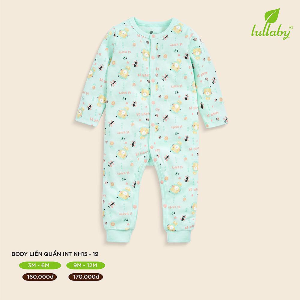 [CHÍNH HÃNG] Body liền quần cotton cao cấp Lullaby (NH15-19)