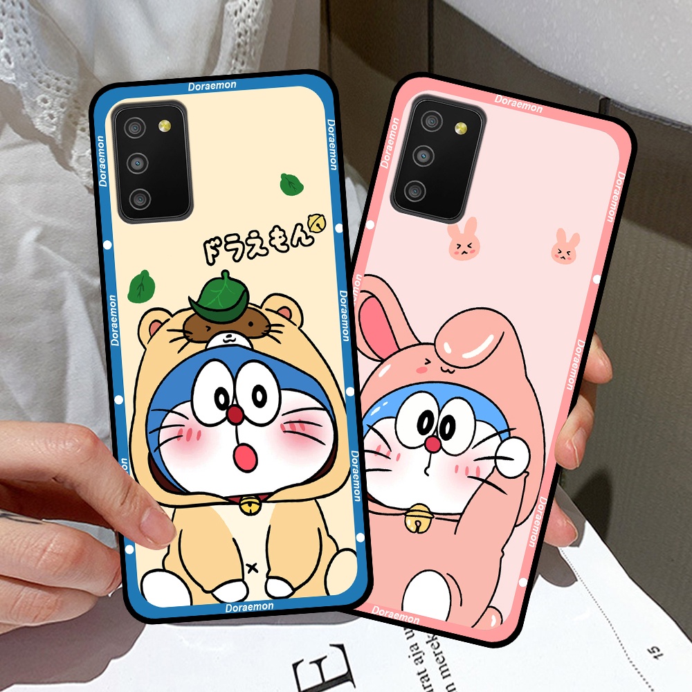 Ốp lưng Samsung A02s / A03s in hình cặp đôi doremon, hổ, khủng long dễ thương