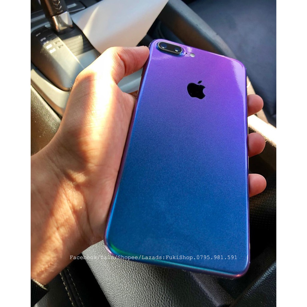 [IPHONE]Tấm Dán Skin mặt sau Glossy Deep Space Chameleon Dành cho 5 6 7 8 6plus 7plus 8plus X XS XR XSMAX 11 PRO MAX