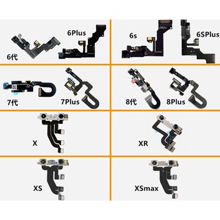 Camera Trước Cho 6 Plus 6S 6SP 7 8 Plus X XS Max XR 11 12 13 Pro Max Mini Đối Mặt Cam Mềm Cáp Ánh Sáng Cảm Biến Gần Tai Nghe Ruy Băng