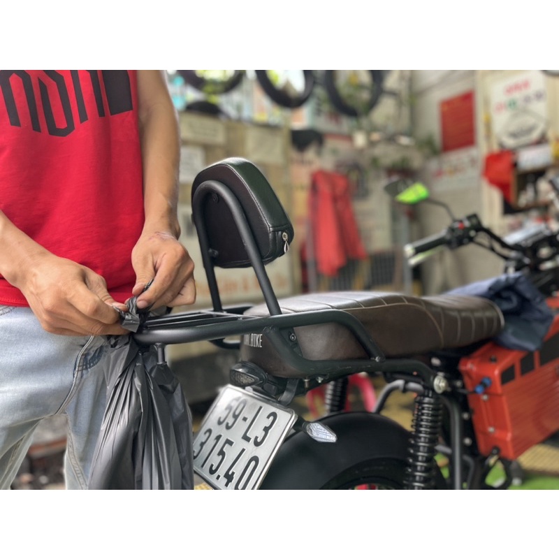 Baga kèm tựa lưng cho Datbike