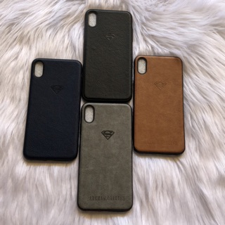 Iphone XS Max Ốp lưng da màu in hiệu siêu đẹp