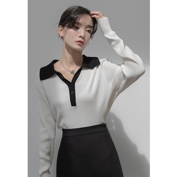 Áo len tay dài dáng rộng phong cách Hàn Quốc 3 màu lựa chọn | BigBuy360 - bigbuy360.vn