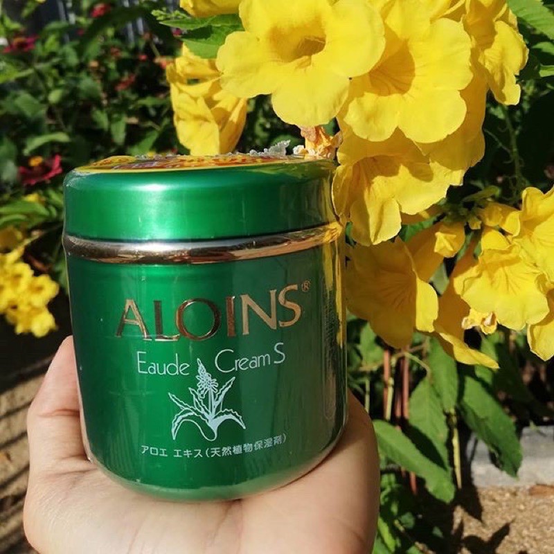 Kem dưỡng trắng da toàn thân lôi hội Aloins Eaude Cream S 185gr Nhật Bản