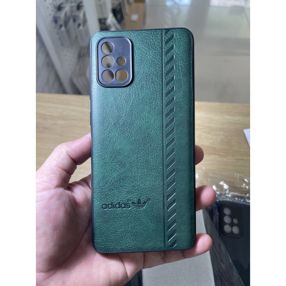 Ốp lưng da thương hiệu adidas cho samsung A11 A21 A31 A51 A71 A81 dẻo, mềm dàn hồi, bền đẹp