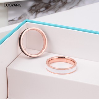 Nhẫn titan tráng men dành cho nữ