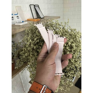 Dây thể thao nylon loop apple watch sr1/2/3/4 màu hồng