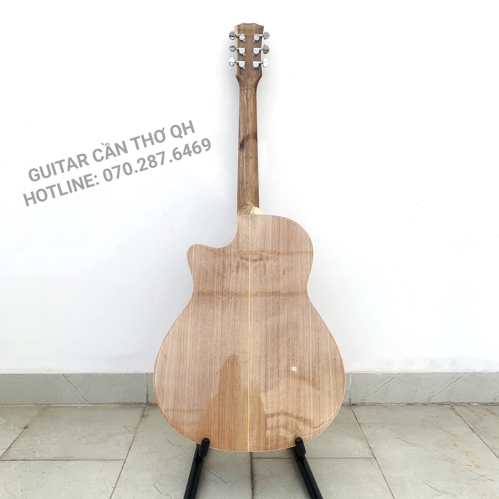 Đàn Guitar Acoustic gỗ Còng nguyên tấm | có ty chỉnh cong cần | BH 12 tháng