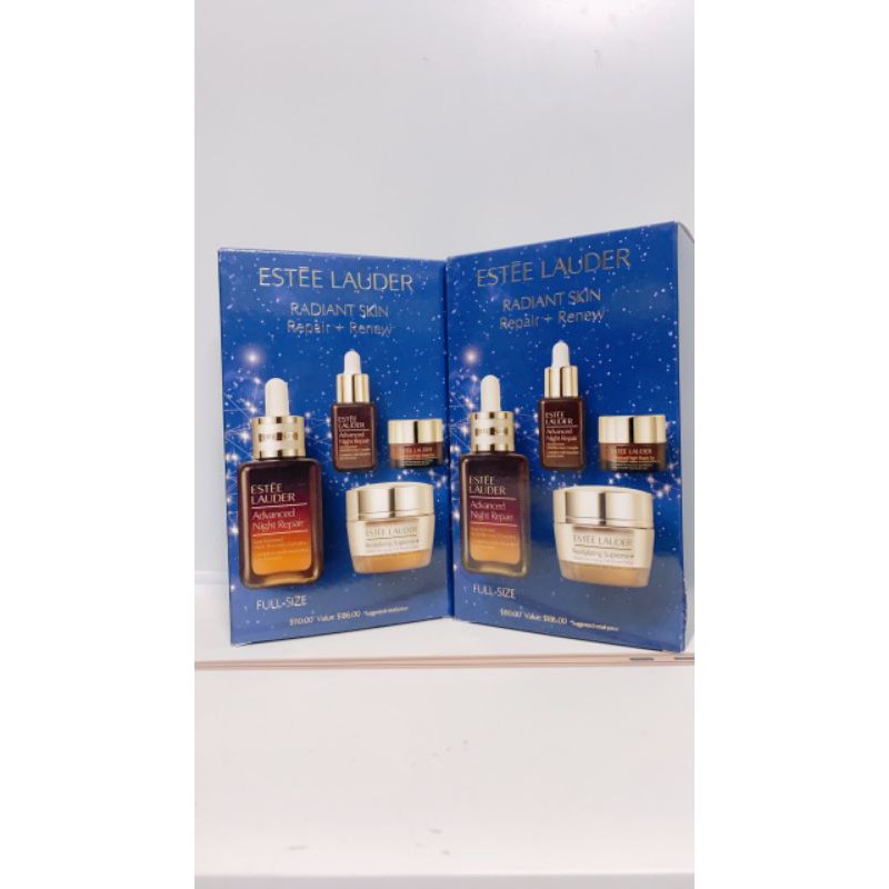 (Mẫu 2020)Set serum Estee Lauder 4 món serum, kem dưỡng, kem mắt