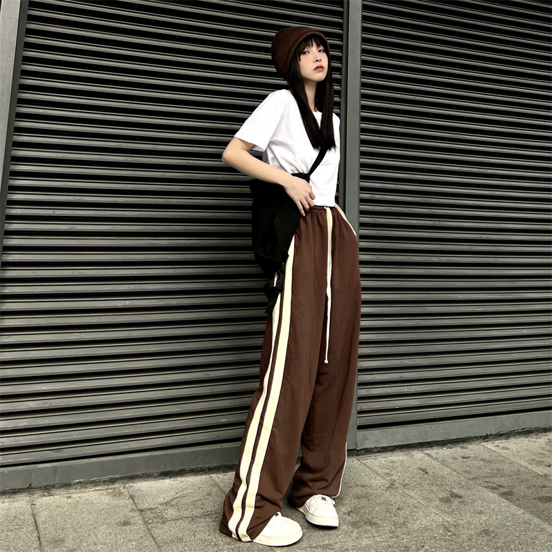 Quần Dài Nữ Kẻ Sọc Thời Trang Hàn Quốc