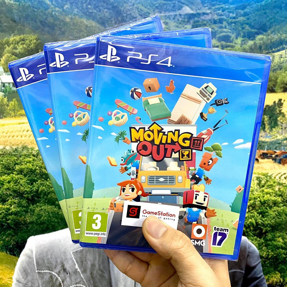 Đĩa Game PS4: Moving Out - hệ EU